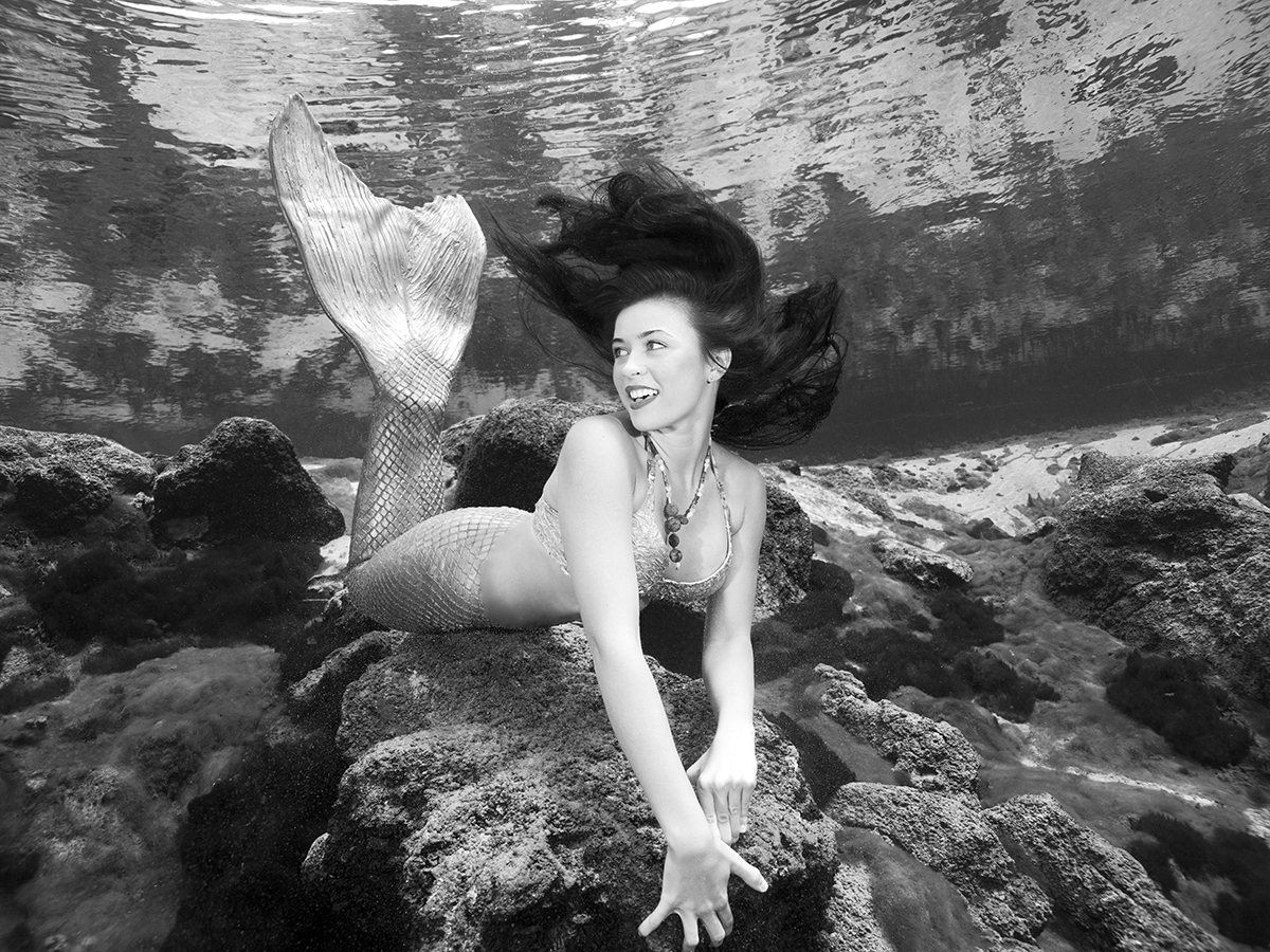 Mermaid, Weeki Watchee Springs, Florida.