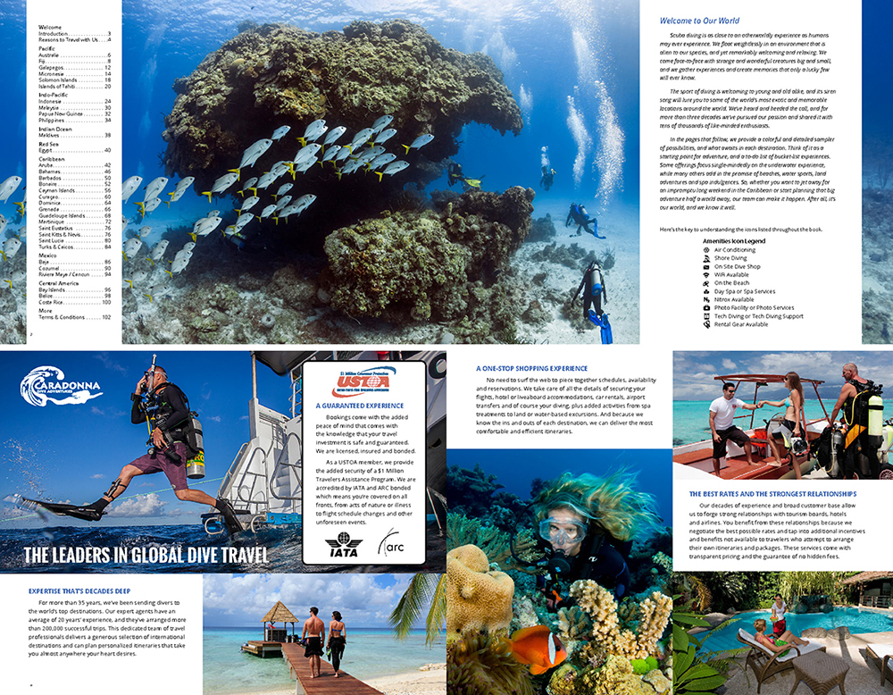 Caradonna Dive Adventures 104 page 2020 Travel Guide 