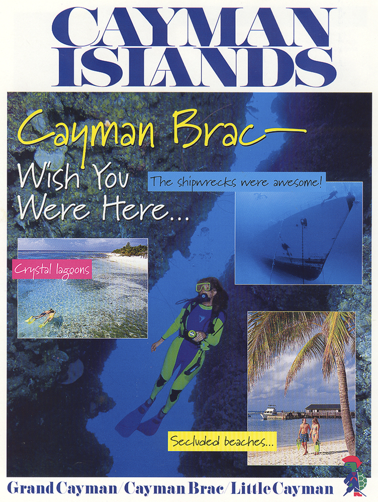 1998 Cayman Islands Tourism brochure for Cayman Brac