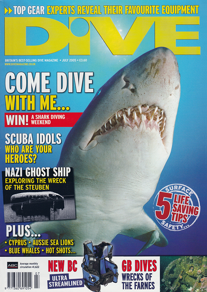 DIVE magazine UK, July 2005