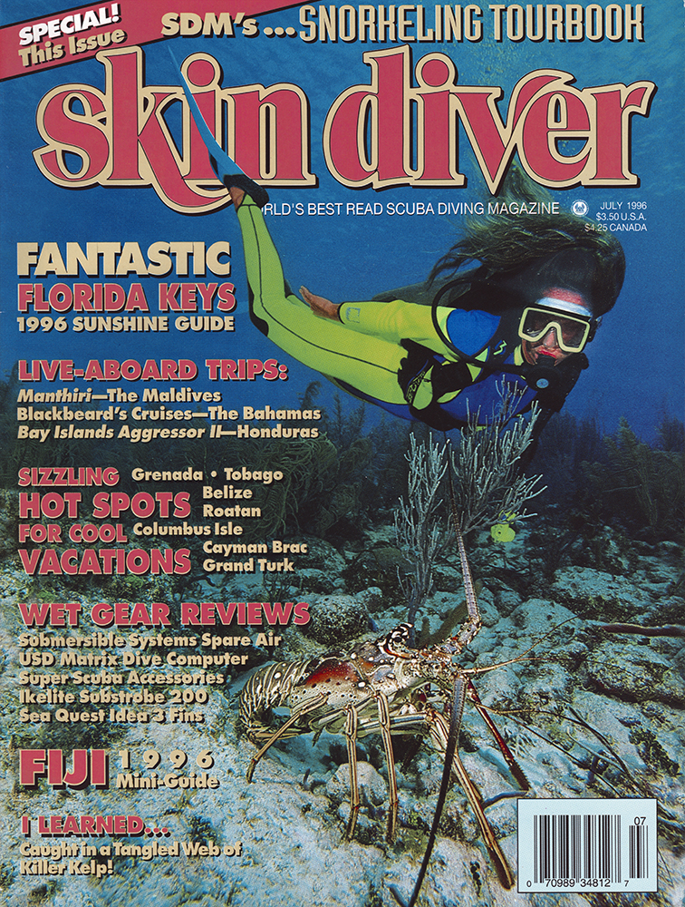 Skin Diver magazine, July 1996