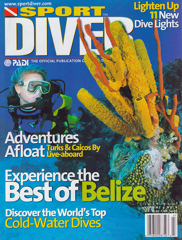 Sport Diver magazine, July 2001