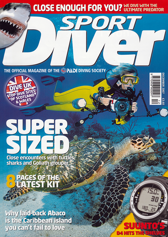 Sport Diver magazine UK, Dec 2007